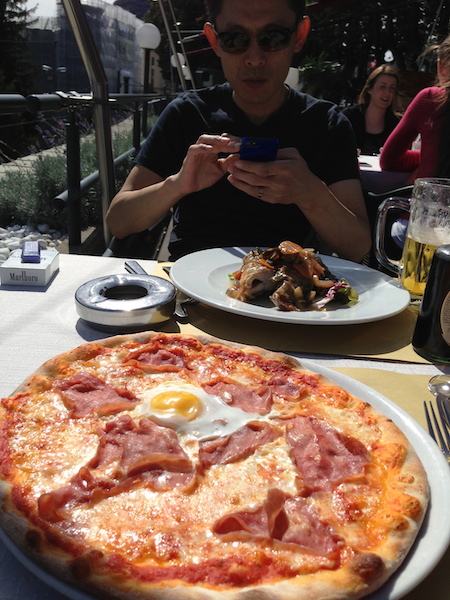 Pizza at Ana Capri