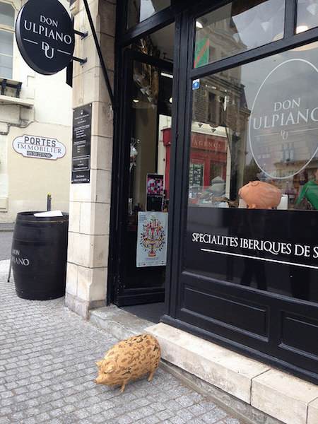 a shop in Biarritz