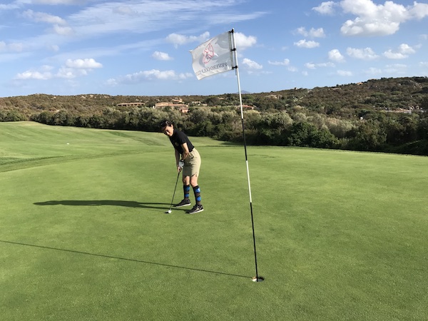 golf lesson in Sardegna