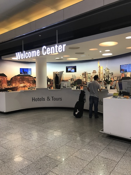 Information Center in Frankfurt airport