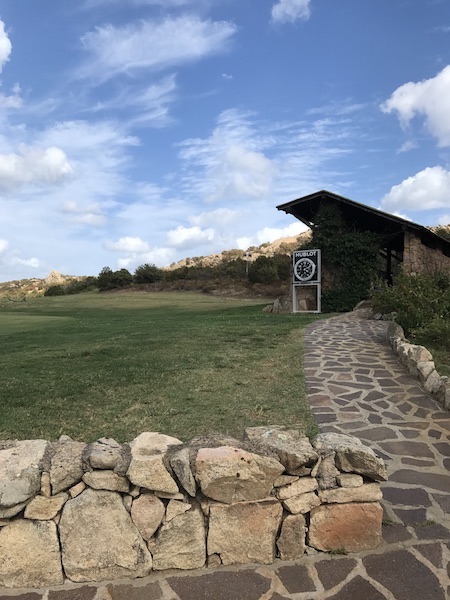 riving range at Pevero Golf Club